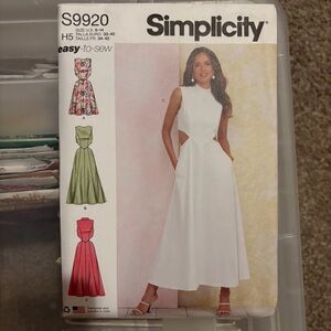 Simplicity Elegant Dress Sewing Pattern
